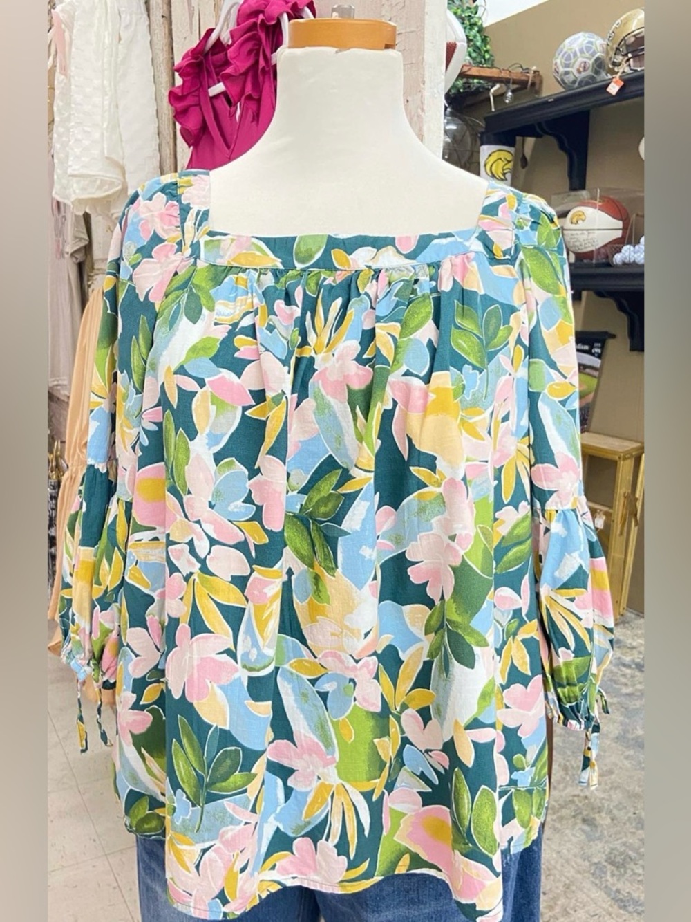 Lauren Conrad Square Neck Blouse